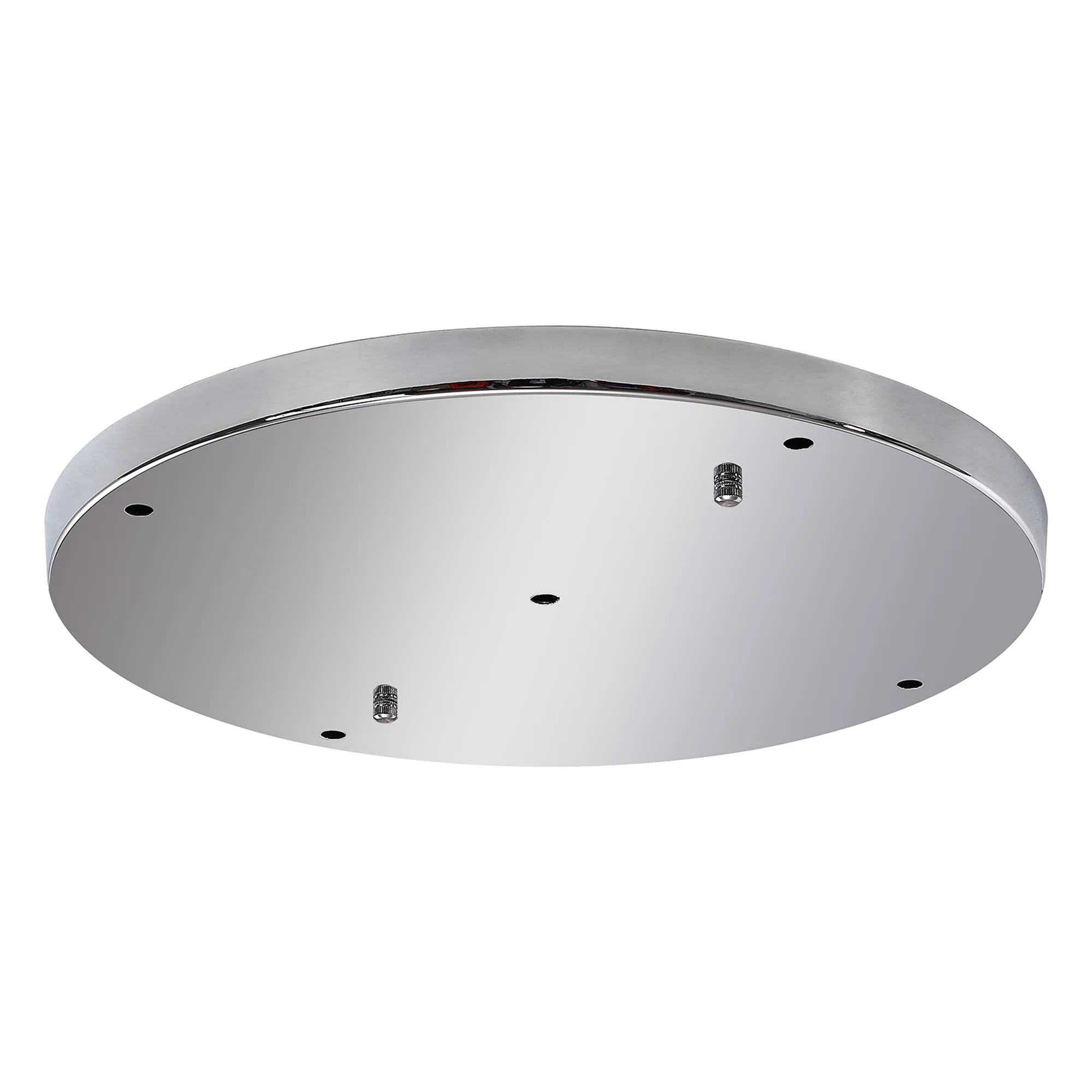 D0830CH  Hayes 5 Hole 40cm Round Ceiling Plate Polished Chrome